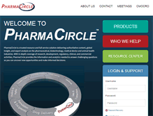 Tablet Screenshot of pharmacircle.com
